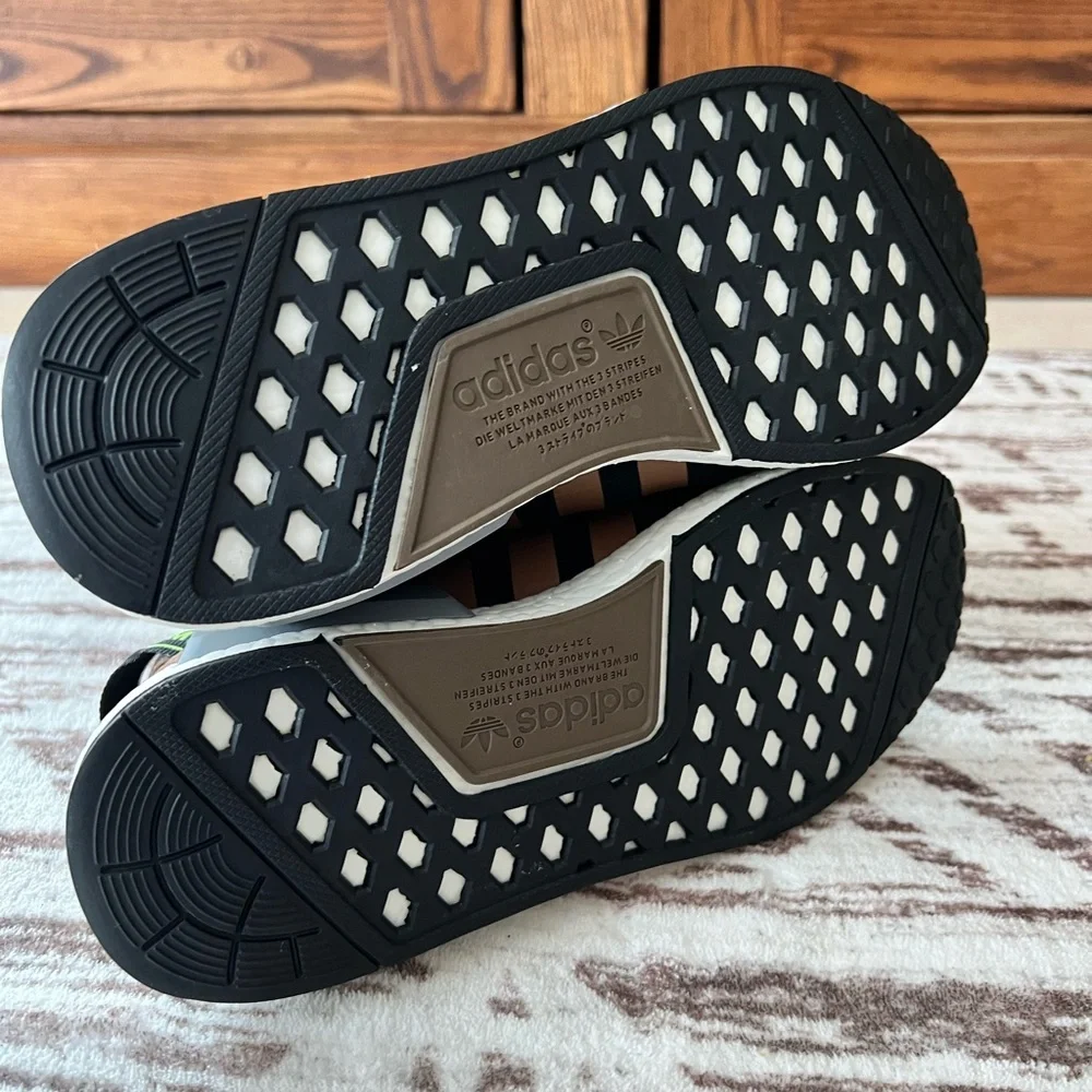 Adidas NMD Black and Brown Sneakers - Picture 8 of 11
